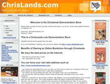 Tablet Screenshot of chrislandsdemo.com